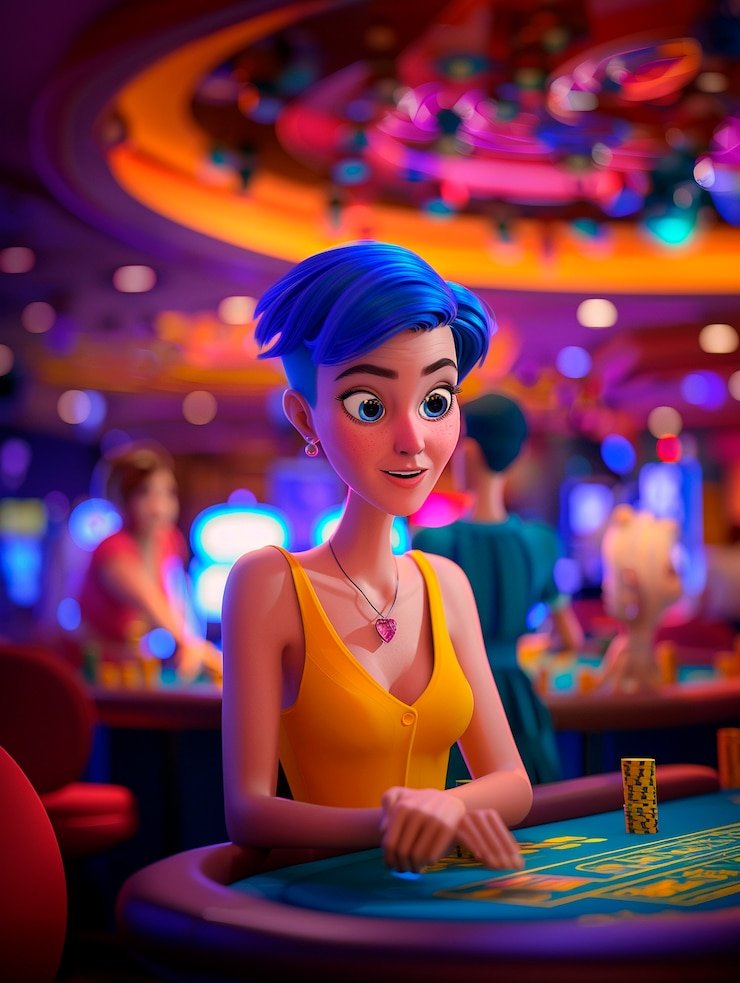 Mobile app showing live blackjack table